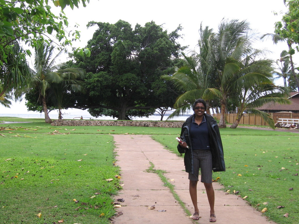 Premila at Kamehamehas palace site